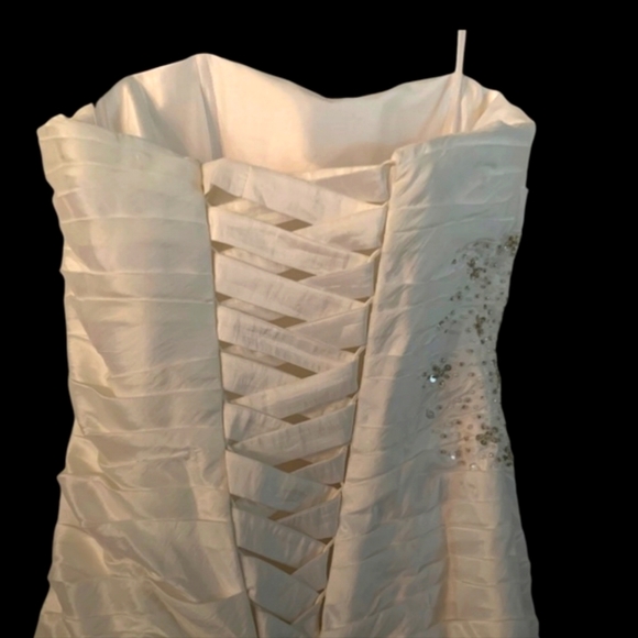 Strapless Beaded/Sequin Wedding Gown Corset Back - Picture 2 of 4